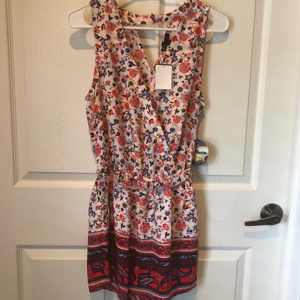 Floral Romper / Jumpsuit Large